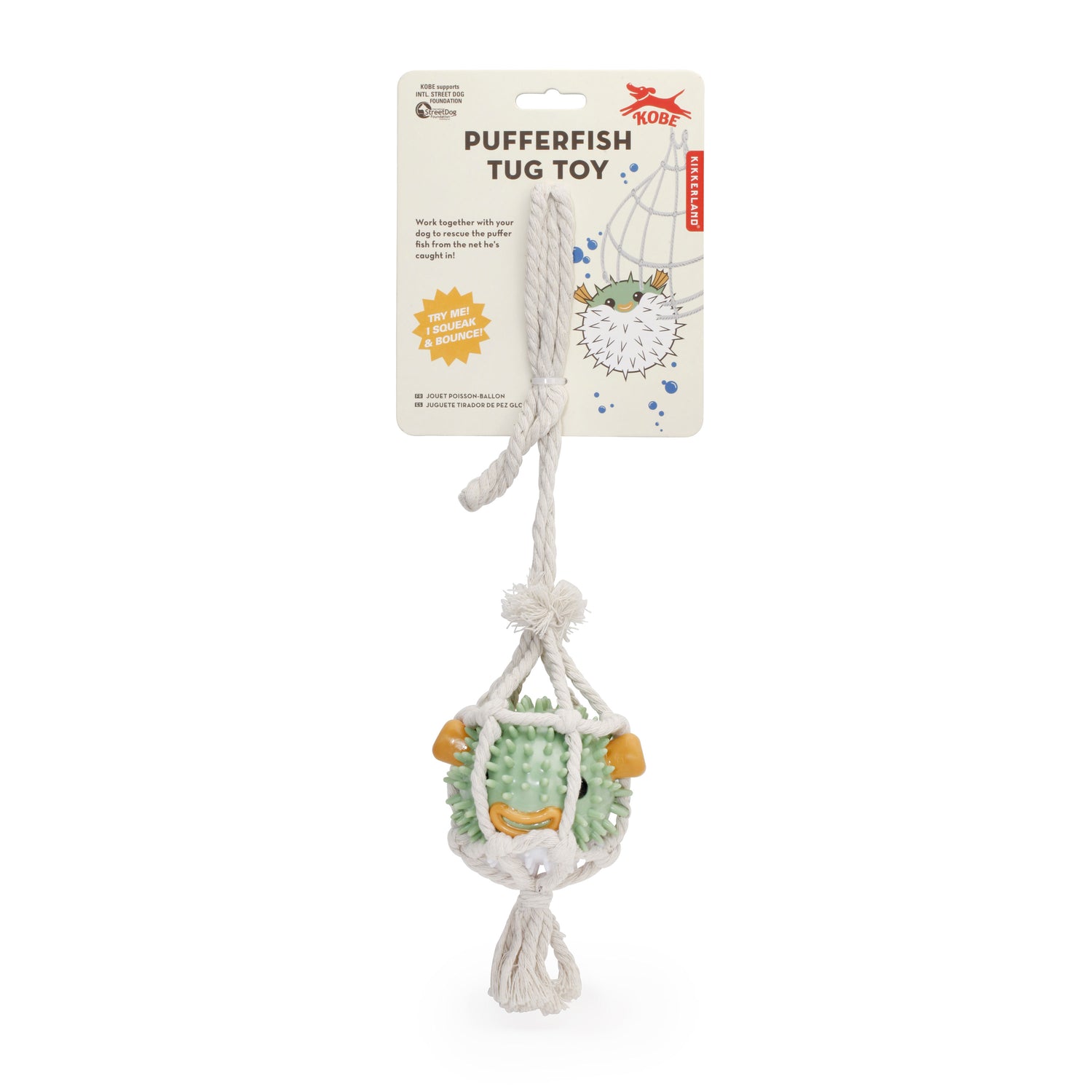Jouet remorqueur Kobe Pufferfish