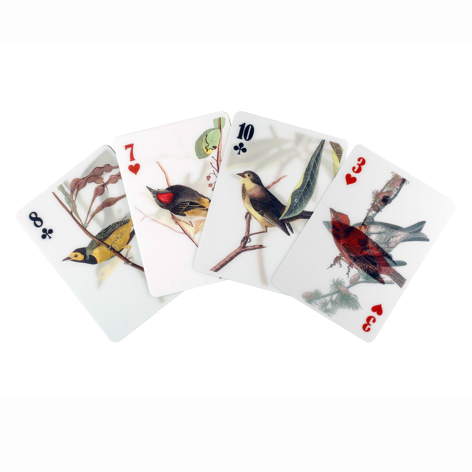 3-D Bird playing cards