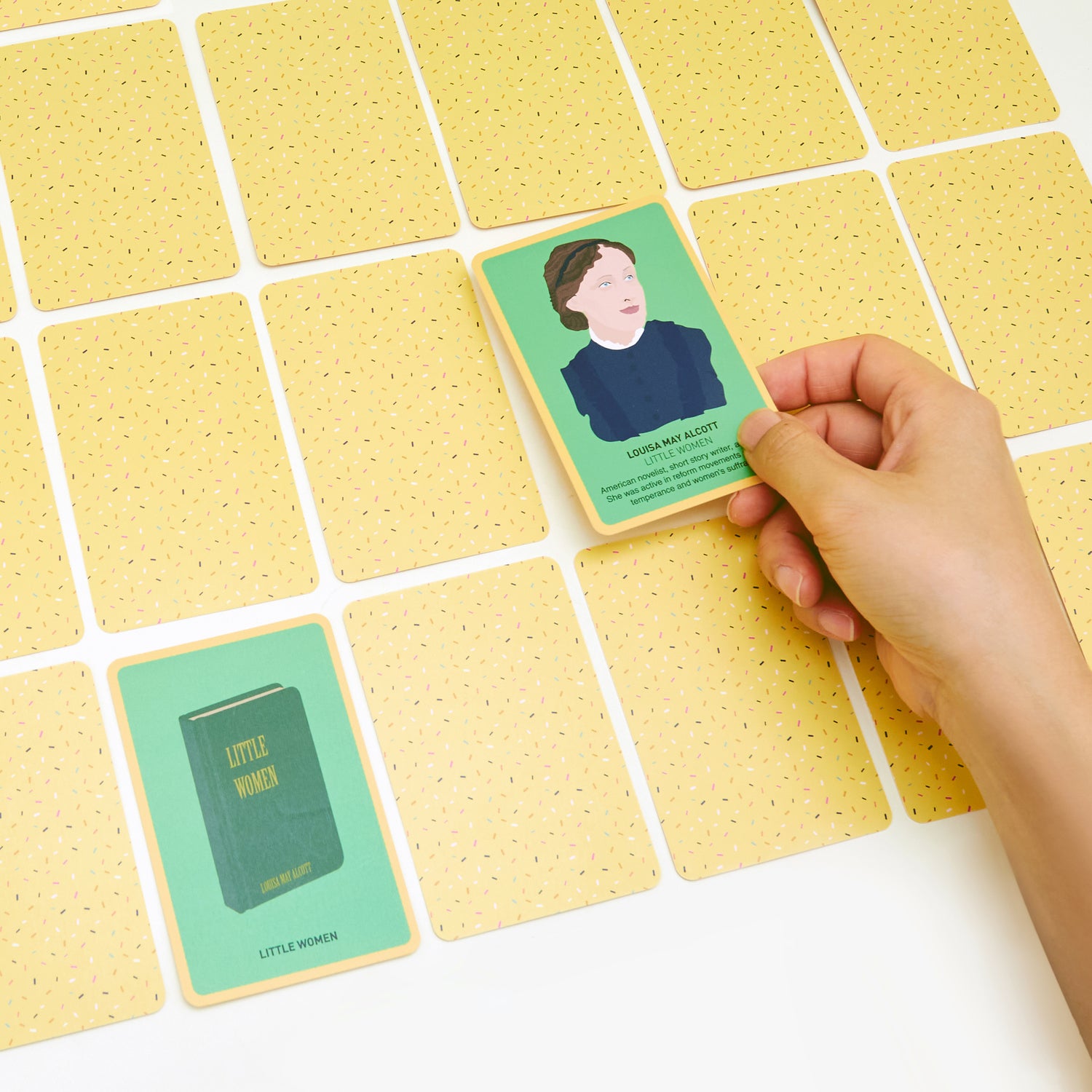 Geweldig geheugenspel voor vrouwelijke schrijvers