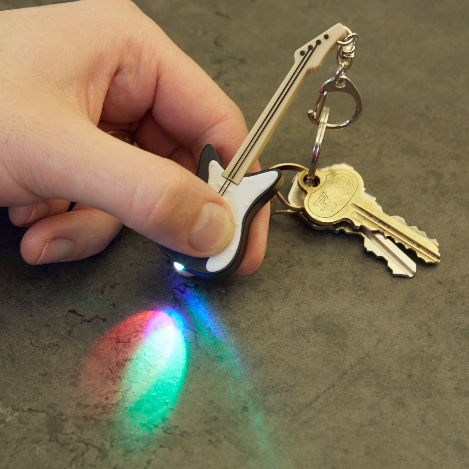 Guitar LED & Sound Keychain