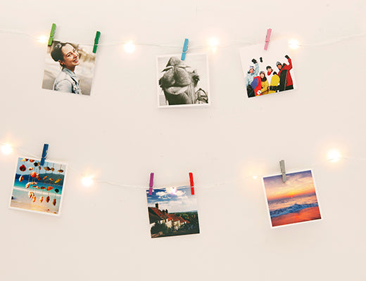 Mini Clothespin String Lights