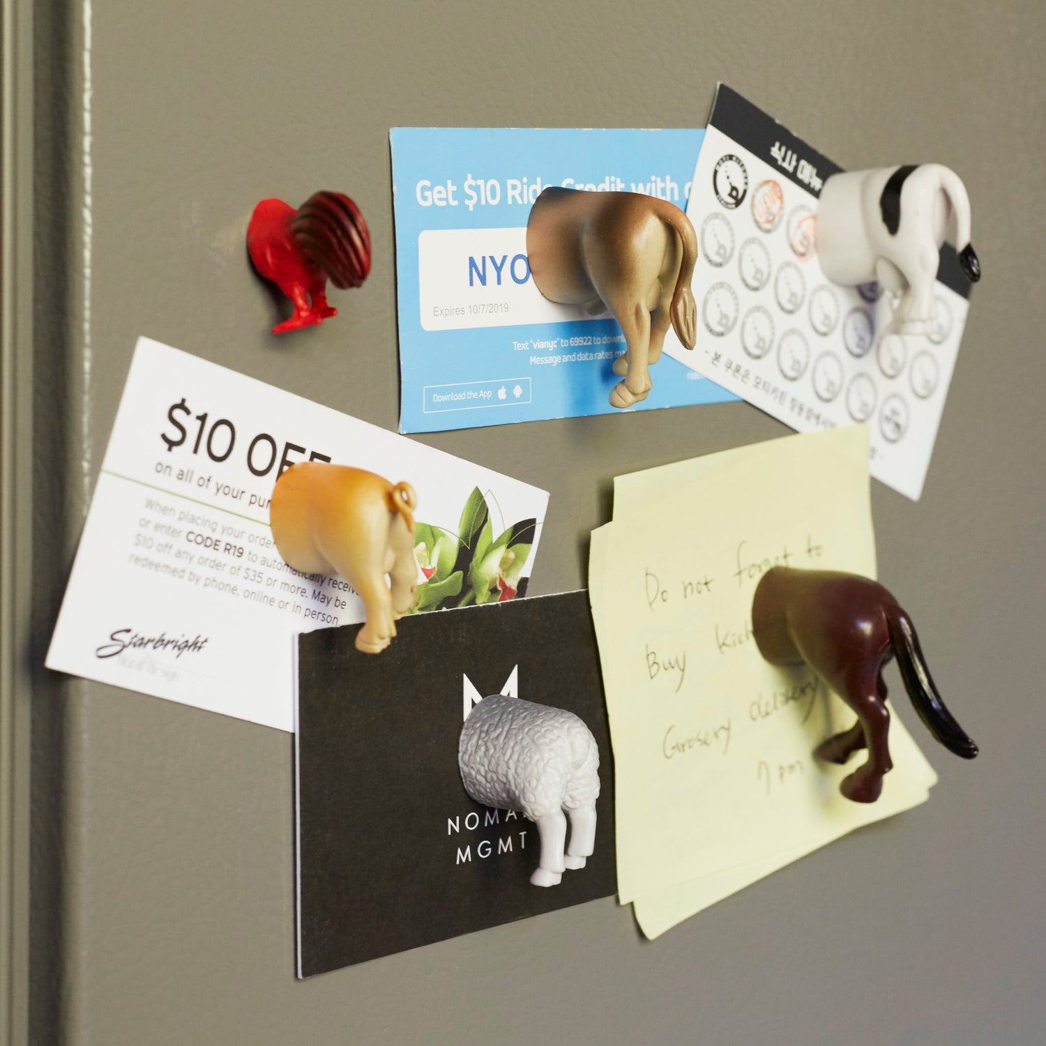Farm Animal Butt Magnets