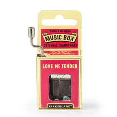 Love Me Tender Crank Music Box