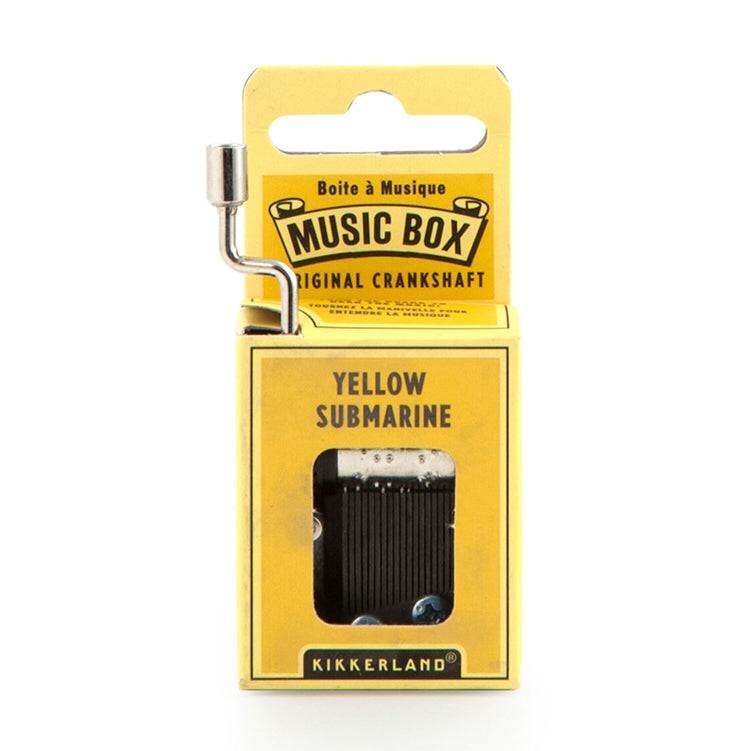 Yellow Submarine Music Box – Kikkerland Design Inc
