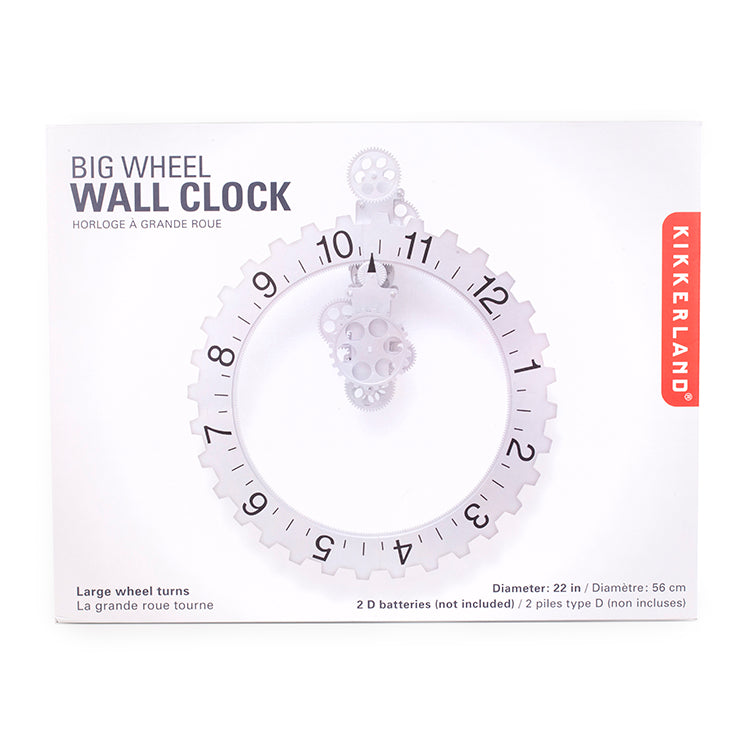 Big Wheel Hour Clock