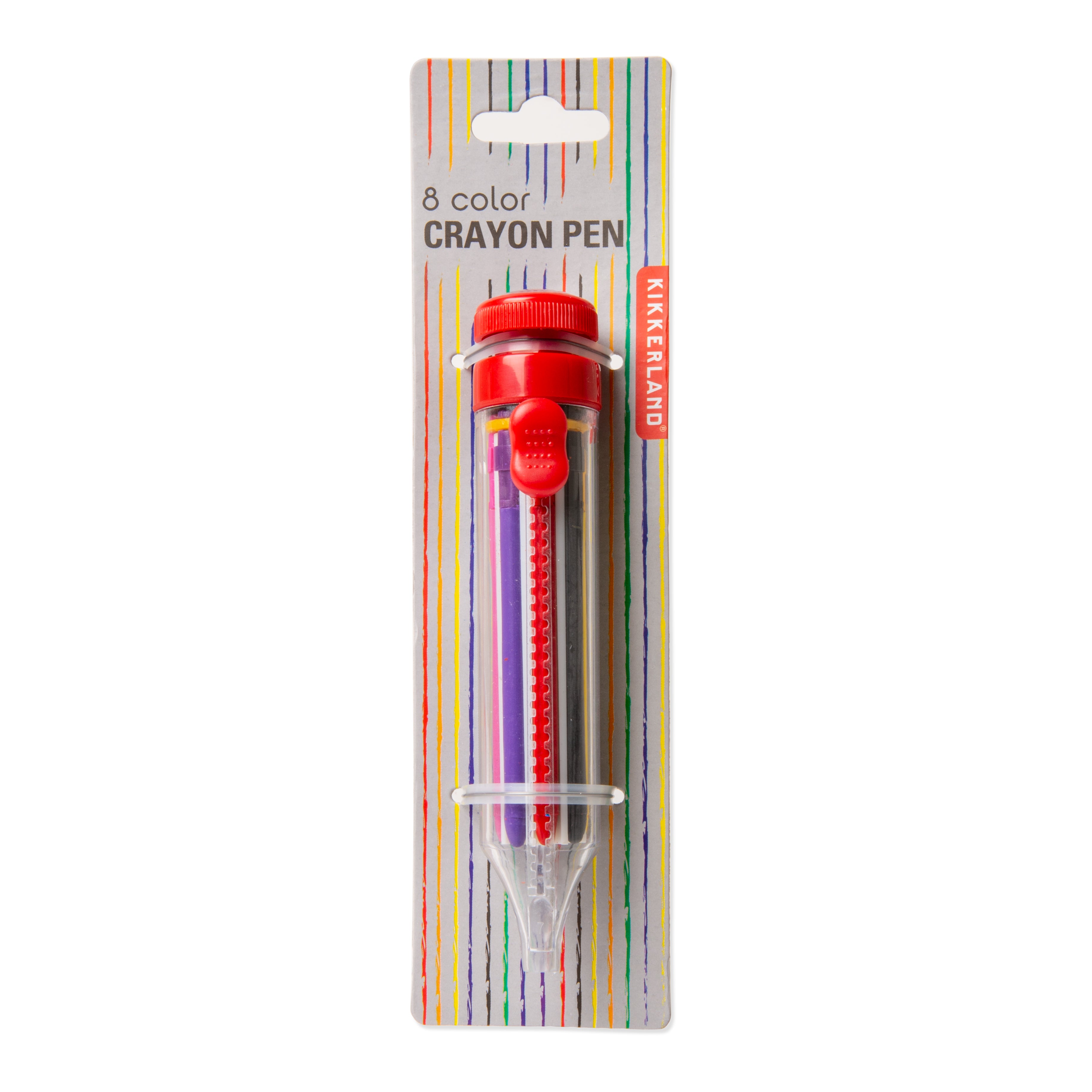 8 Color Crayon Pen – Kikkerland Design Inc