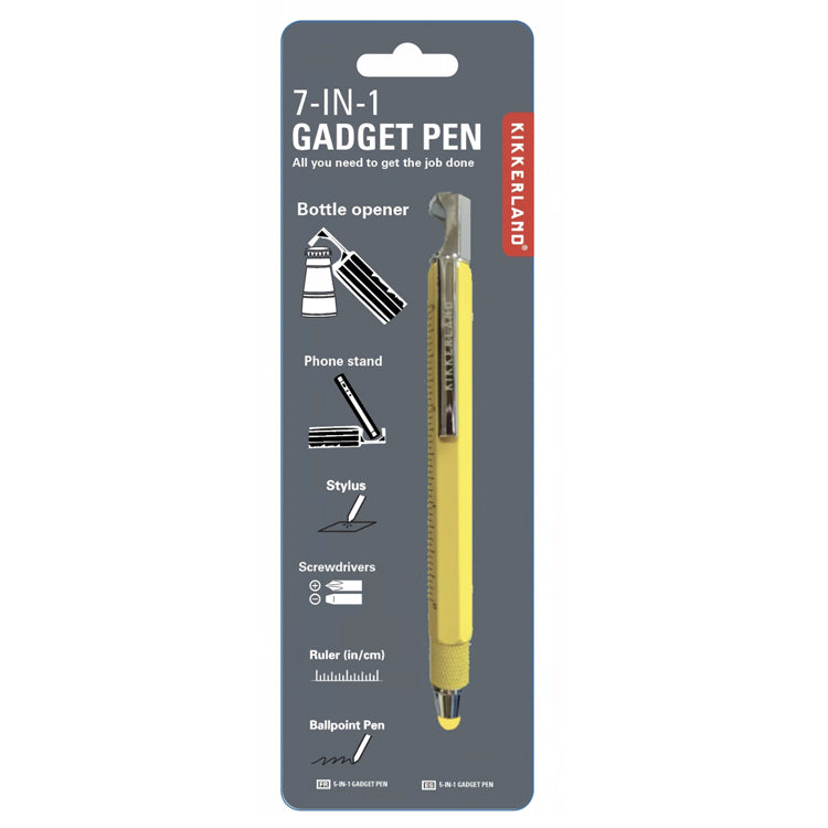 7-in-1 Gadget Pen – Kikkerland Design Inc