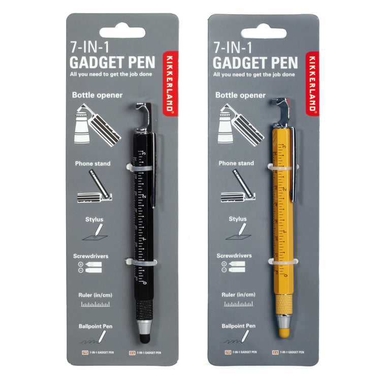 7-in-1 Gadget Pen – Kikkerland Design Inc