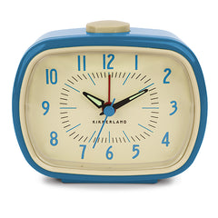 Retro Alarm Clock + Blue