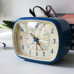 Retro Alarm Clock + Blue