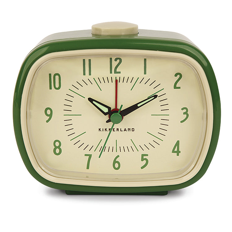 Retro Alarm Clock + Green