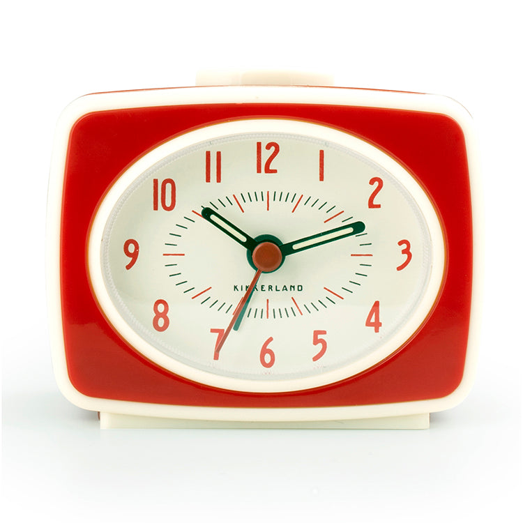 Small Classic Alarm Clock Red