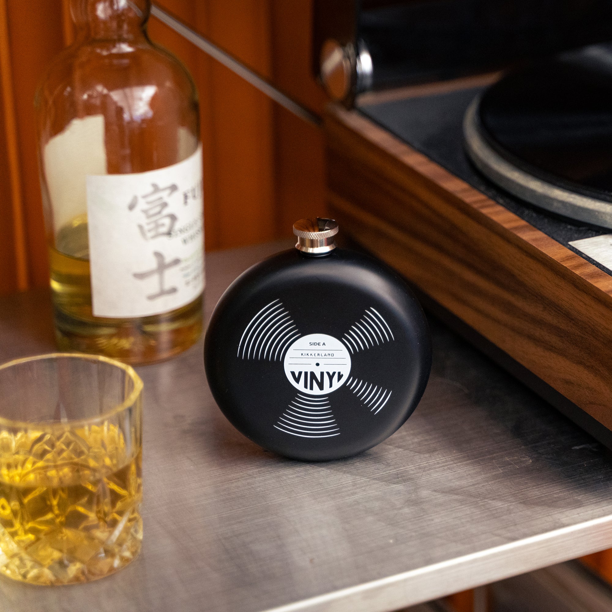Record Hip Flask – Kikkerland Design Inc