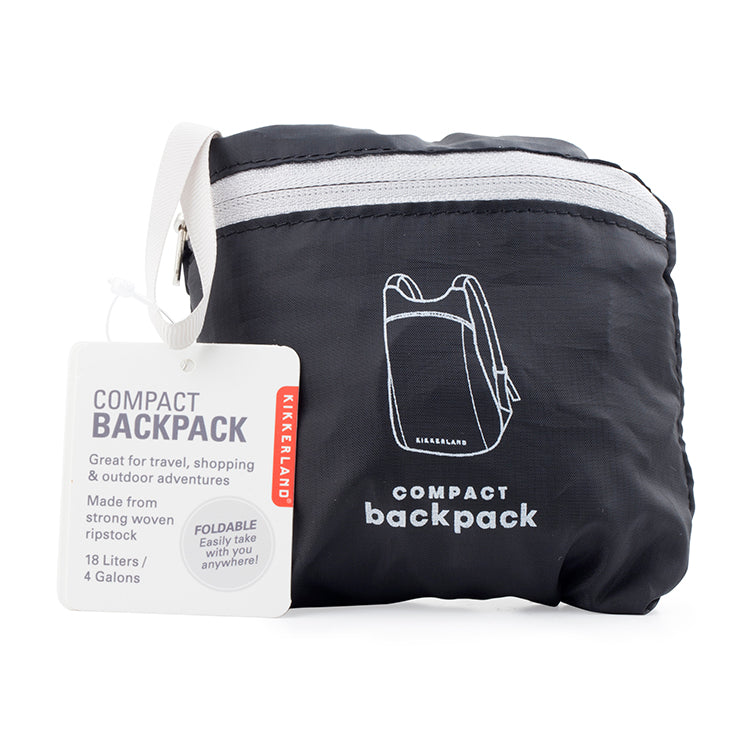 Compact Backpack Black