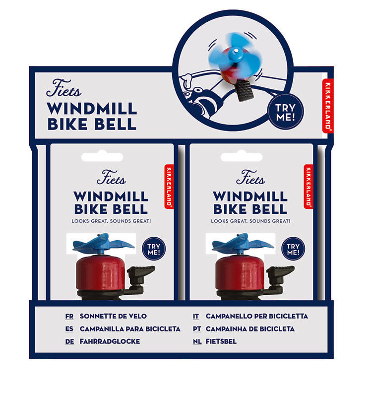 Fiets Windmill Bike Bell – Kikkerland Design Inc