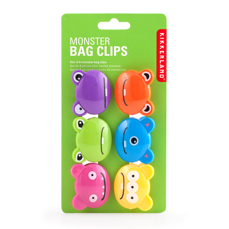 Kikkerland Monster Bag Clips - Thumbnail 4