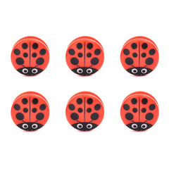 Ladybug Bag Clips Set Of 6
