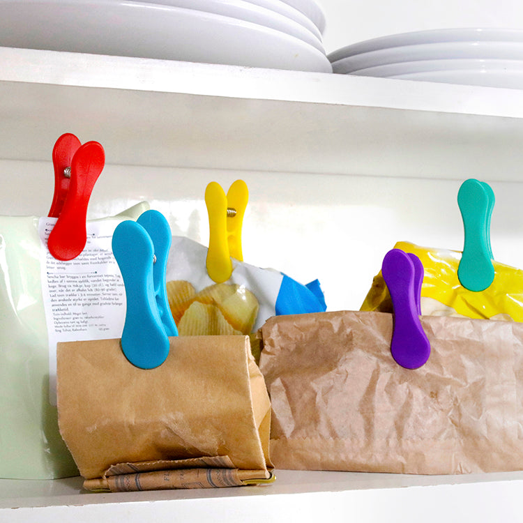 Rainbow Bag Clips – Kikkerland Design Inc