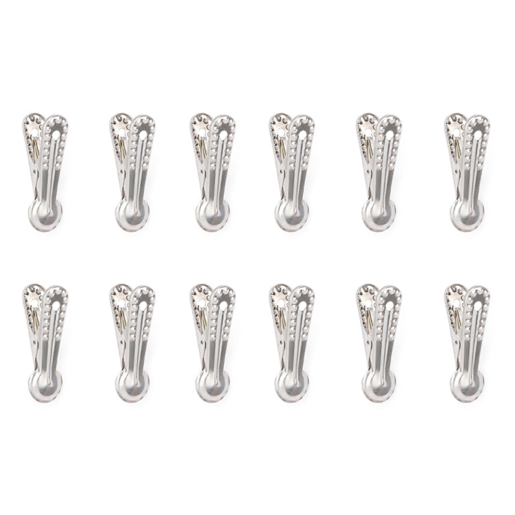 Aluminum Bag Clips S/10