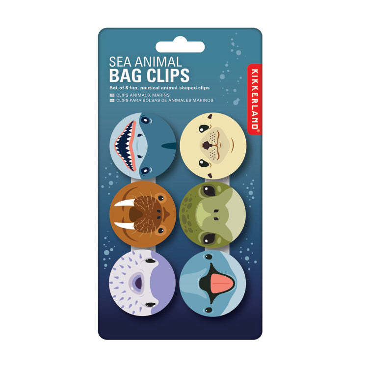 Sea Animal Bag Clips – Kikkerland Design Inc