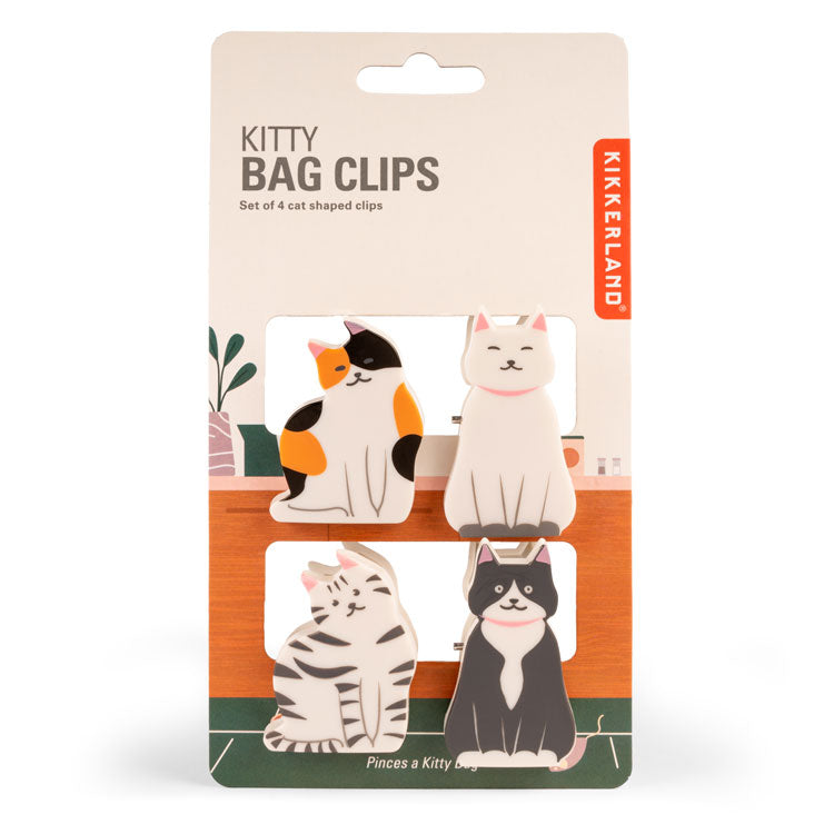 Kitty Bag Clips – Kikkerland Design Inc