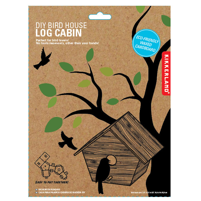 DIY Log Cabin Bird House