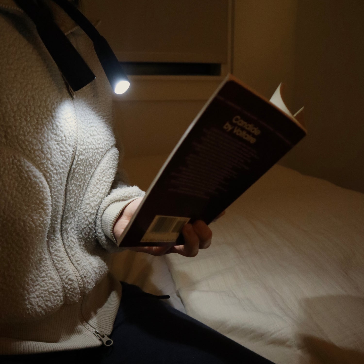Lampe de lecture mains libres