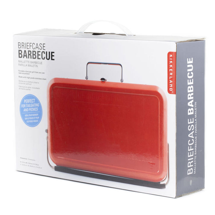 Portable BBQ Suitcase Red