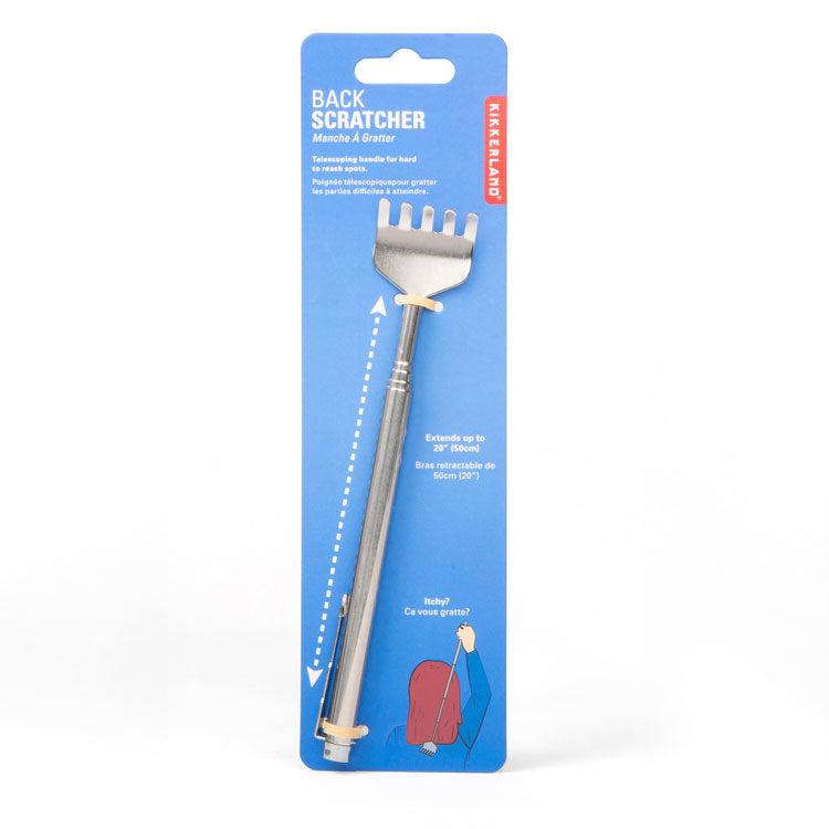Silver Telescopic Back Scratcher – Kikkerland Design Inc