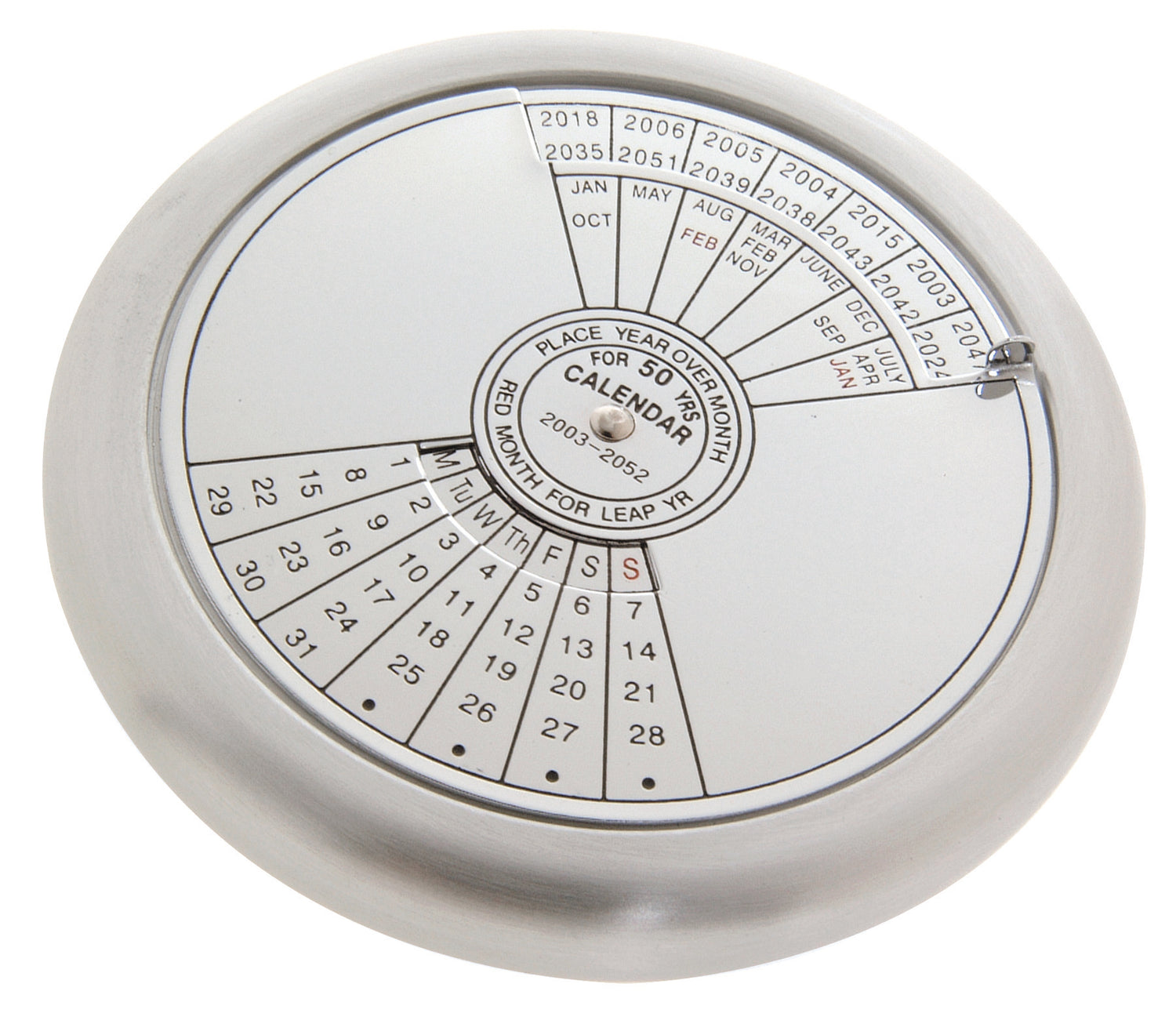 50-Year Calendar Paperweight – Kikkerland Design Inc 50-year-calendar-paperweight-kikkerland-design-inc