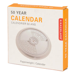 50 Year Calendar Paperweight