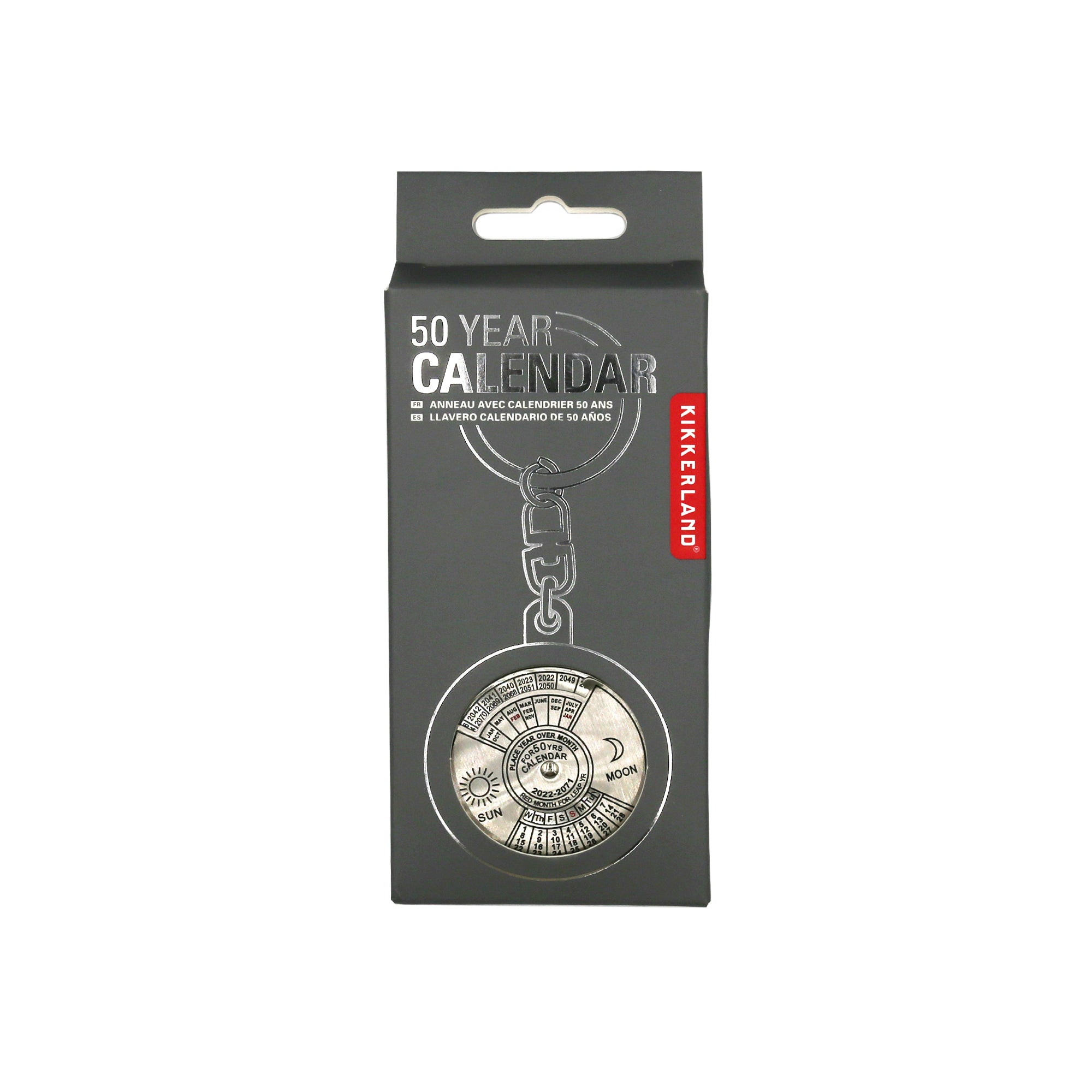 50 Year Calendar Keyring Kikkerland Design Inc