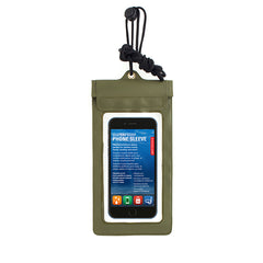 Green Waterproof Phone Sleeve