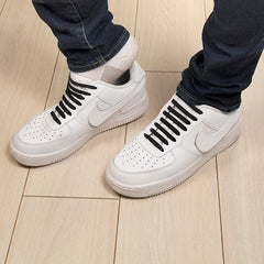 Black No-Tie Shoe Bands