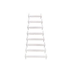 White No-Tie Shoe Bands