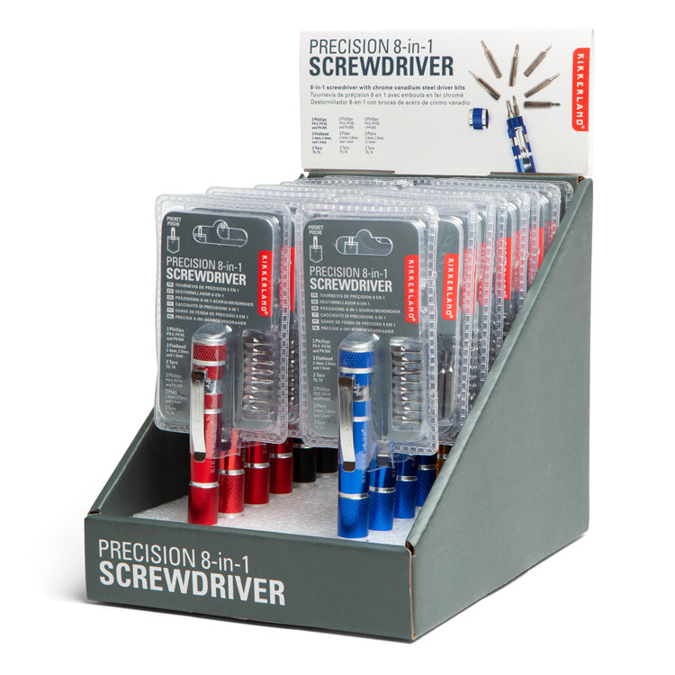 マイクワゾースキー①  USB/0108 Precision 8-in-1 Screwdriver – Kikkerland Design Inc