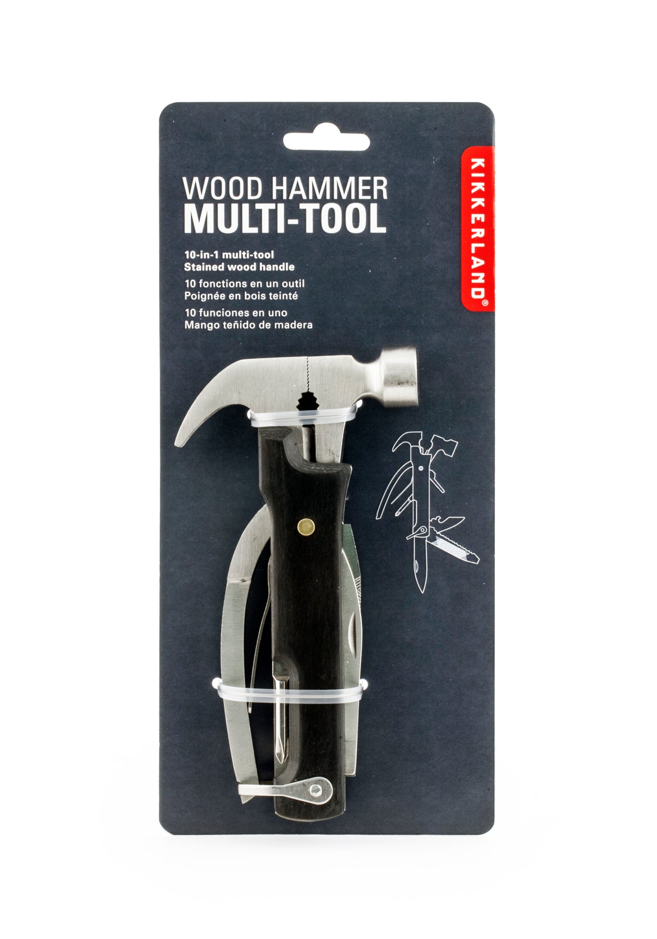 Wood Hammer Multitool Kikkerland Design Inc