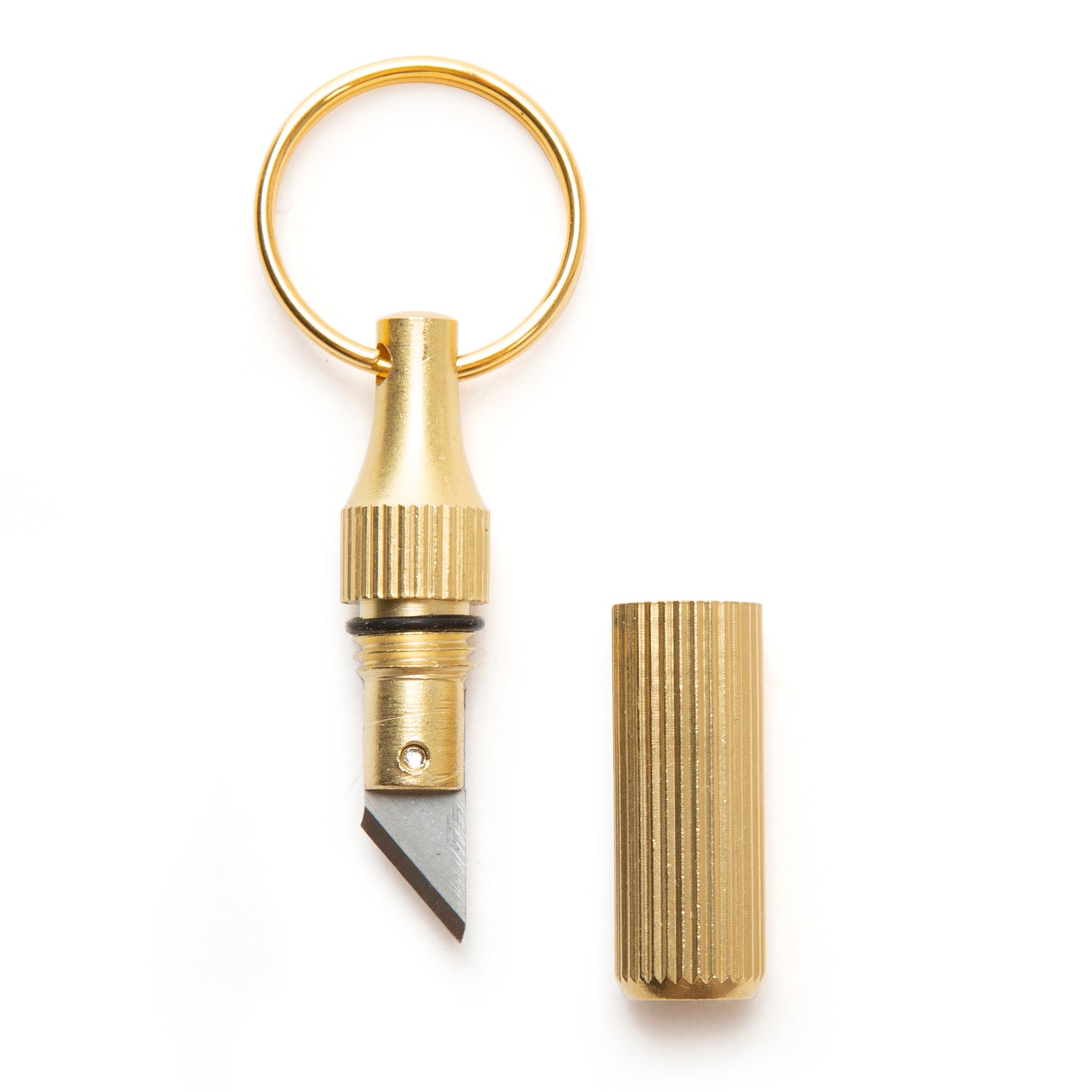 Pinstripe Bottle Opener Key Chain