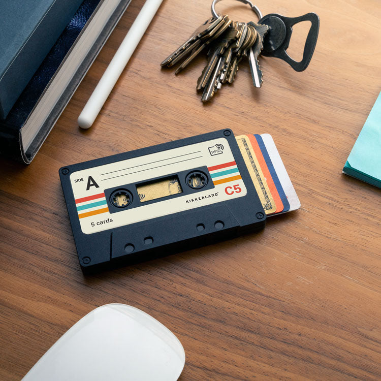 cassette tape card sleeves Pop-Up Holder – Kikkerland Design Inc Style:Death Toll Clear polypropylene plastic with Saruman Excadrill ex SAR 171/086