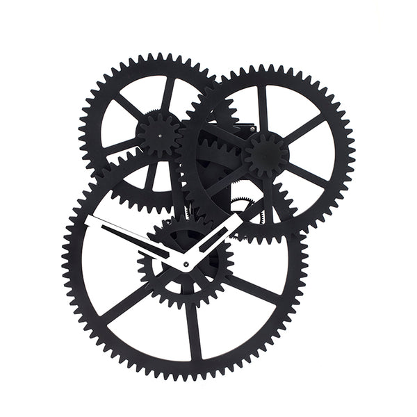 Triple Gear Wall Clock – Kikkerland Design Inc