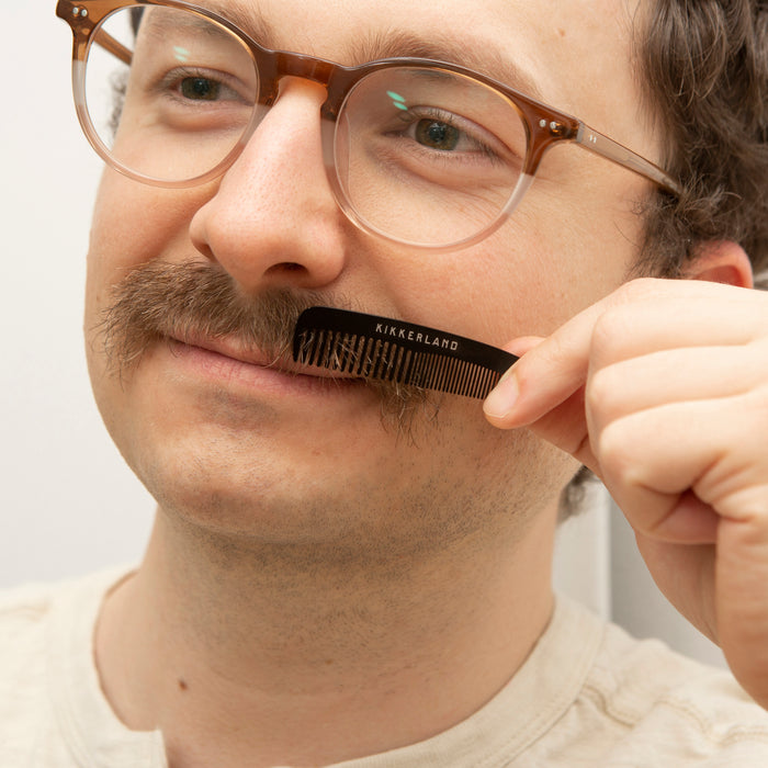 Mini Mustache Comb