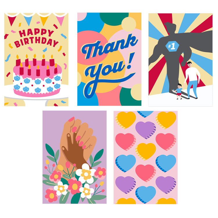 Crafters Paint by Numbers Greeting Cards – Kikkerland Design Inc