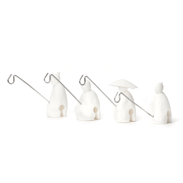Tea Holder Fisherman Set Of 4