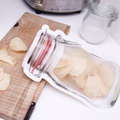 Zipper Mason Jar Bag Medium