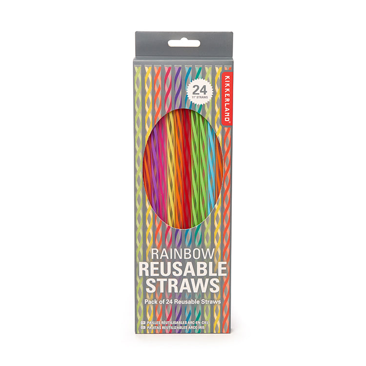 Rainbow Reusable Straws