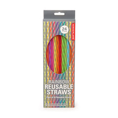 Rainbow Reusable Straws