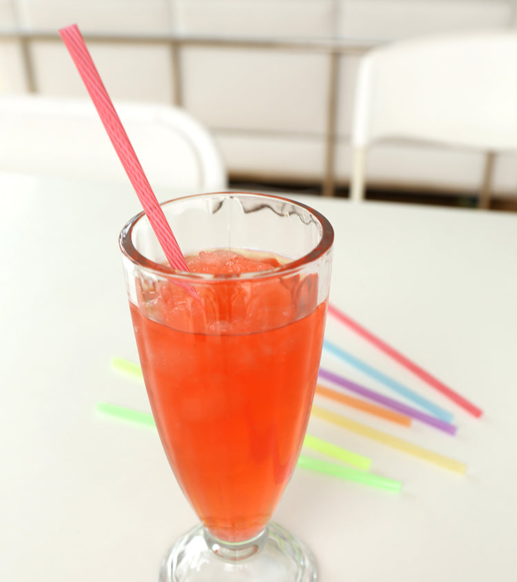 Rainbow Reusable Straws 8 Inch