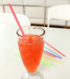 Rainbow Reusable Straws 8 Inch