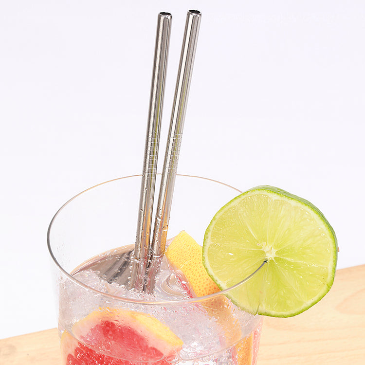 Kikkerland Stainless Steel Straws - Thumbnail 5