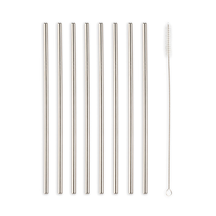 Kikkerland Stainless Steel Straws - Thumbnail 2